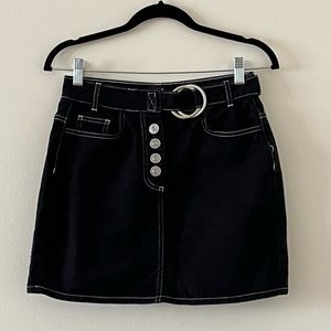 Urban Outfitters BDG Contrast Stitch Mini Skirt